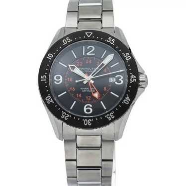 【ほぼ未使用】HAMILTON KHAKI PILOT GMT AUTO Khaki Aviation Khaki Pilot GMT Auto - Dial color:Black