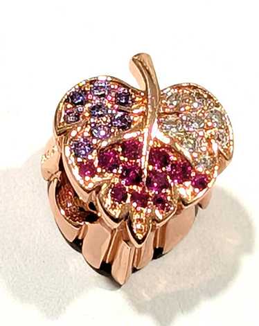 Authentic Pandora Charm,  ROSE, Sparkling Pave Lea
