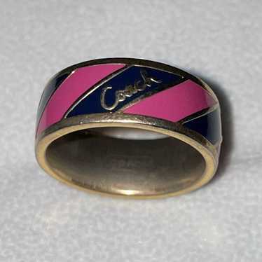 日本未入荷！【COACH】Signature Enamel Ring リング 公式】コーチアウトレット | シグネチャー エナメル リング セット