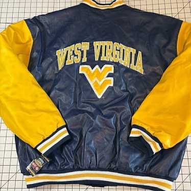 Nwt -Vintage West Virginia Mountaineers Varsity Le