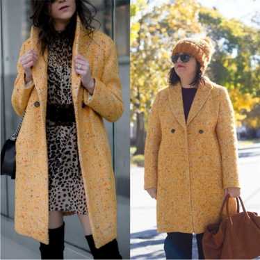 J Crew Coat Daphne Top Coat Double Breasted In Twe