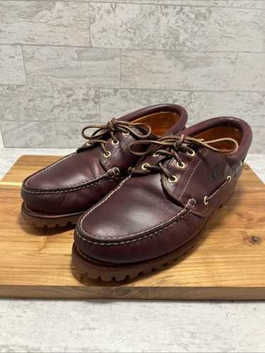 【新品・未使用】Timberland 3eye Classic （29.0） Timberland 3-Eye Lug Handsewn Boat Shoe Orange Men's