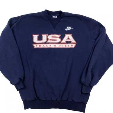 90s Nike Vintage Usa Track And Field Crewneck
