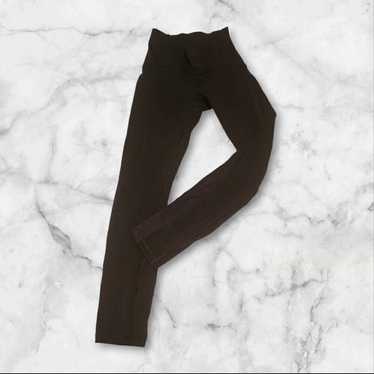 Lululemon Size 4 Black Wunder Trains 25"