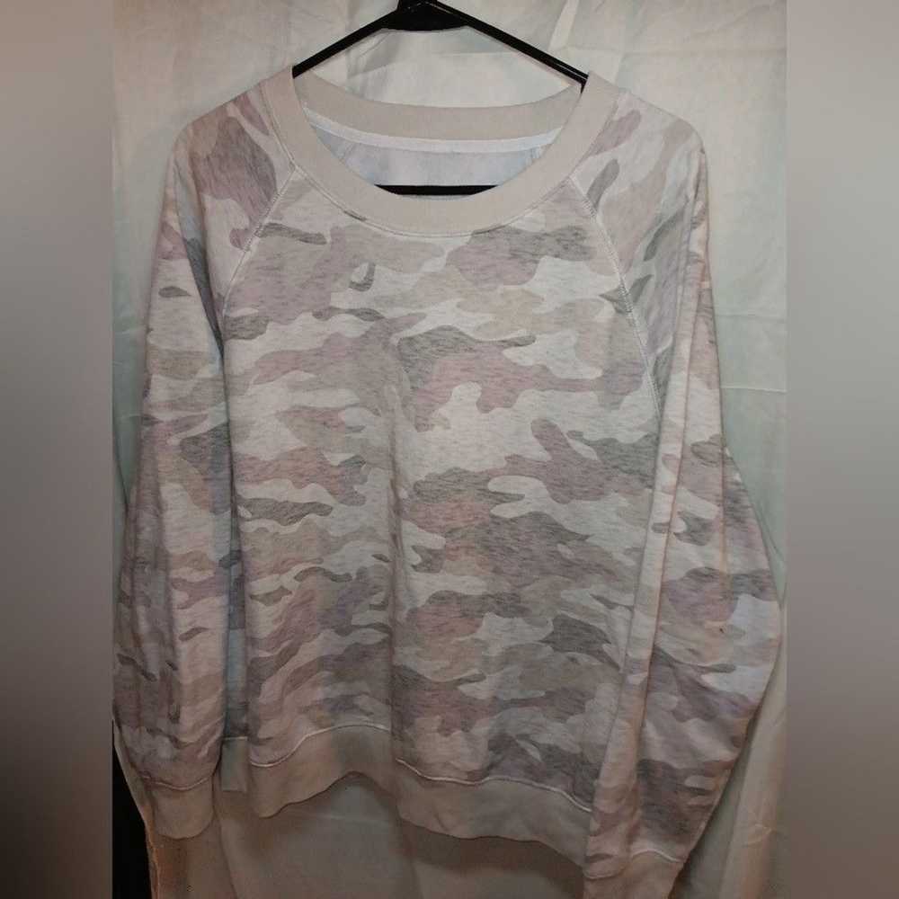 Other Source unknown ,camo sweatshirt, womens XL,… - image 1
