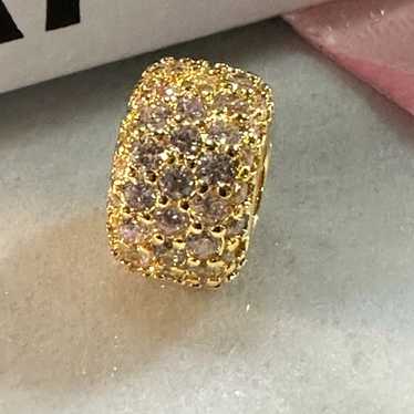Authentic Pandora Moments 14K Gold Plated Sparklin