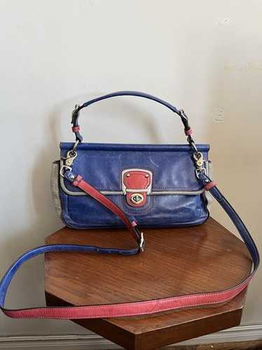 Coach 2Way Legacy City Willis Shoulder Bag Leather Black