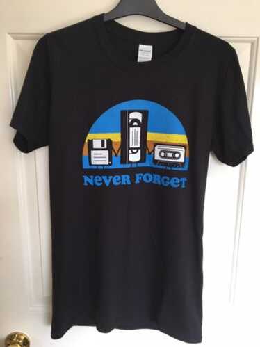 Retro Inspired Cassette Tape/VHS/Floppy Disc Graph