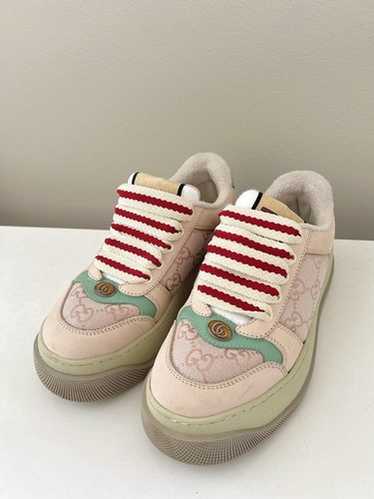 スニーカー GUCCI SCREENER SNEAKERS Men's Screener sneaker with Web in grey suede | GUCCI® CA