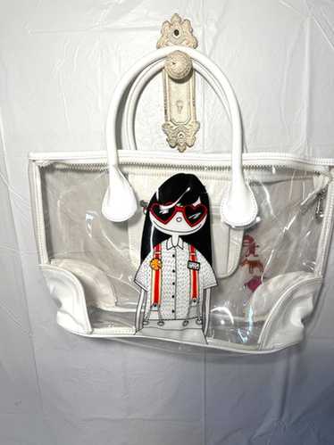 MARC BY MARC JACOBS MISS MARC GIRL CLEAR TOTE BAG