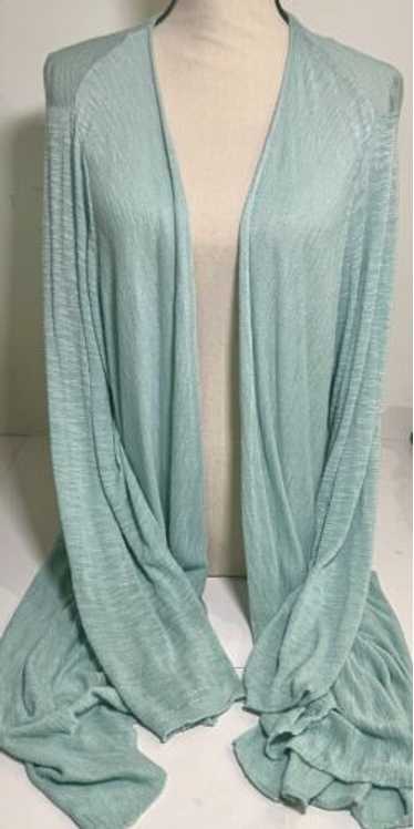 TORRID JADE GREEN DRAPE FRONT CARDIGAN SWEATER SIZ