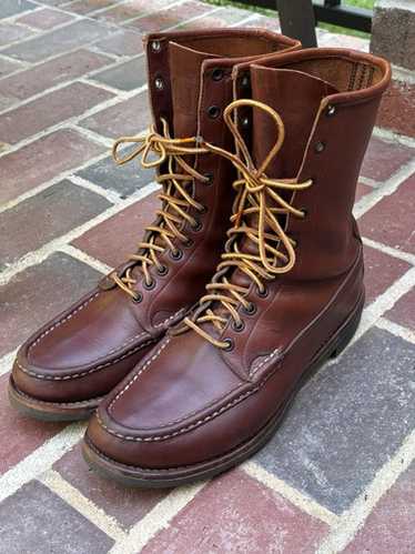 W.C. Russell モカシンブーツ ヴィンテージ size9 Vintage 50s WC Russell Moccasin Co Leather Lace Up Work