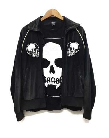 ジャケット・アウター HAIGHT New School Skull Velour Jacket HAIGHT New School Skull Velour Jacket Number Nine Skull
