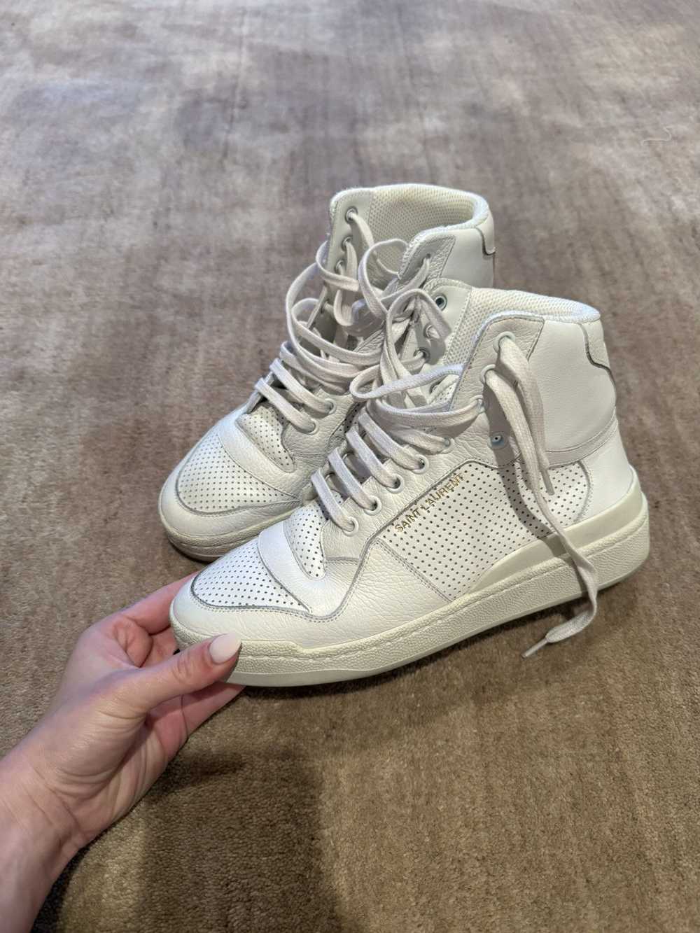 Saint Laurent Paris Saint Laurent SL24 Leather Sneakers