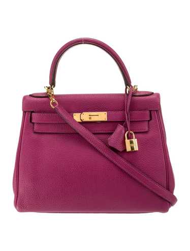 Hermès Top Handle Bag Tosca Togo Leather Gold-Plat