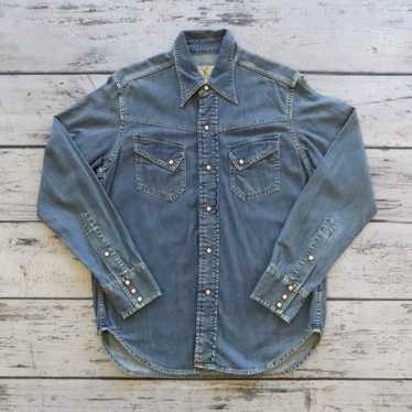 50s Levi’s short horn denim jacket Vintage 1950's Levi's Shorthorn Black Western Rockabilly