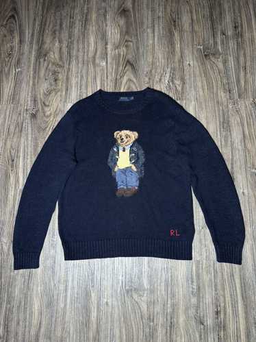 Polo bear knit sweater - Gem
