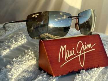 美品　マウイジム　Lighthouse Maui Jim 423 Lighthouse XXL (65 - 13) with Copper lenses and