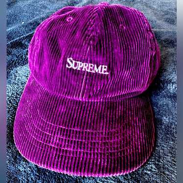 Supreme Stripe Mesh 6-Panel (SS22) - $48