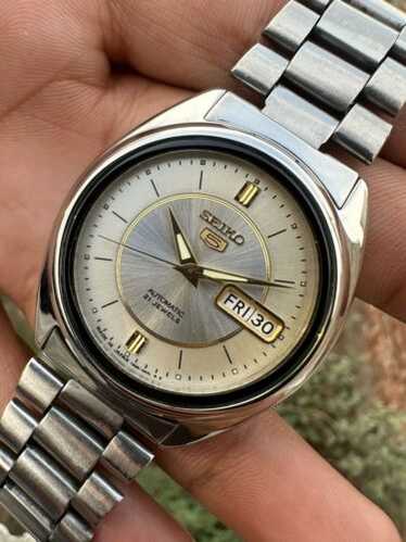 【SEIKO】SEIKO５ 7S26-0480（セイコー） SEIKO 5 7S26-0480 37mm Automatic Analog Day/Date Gold Dial