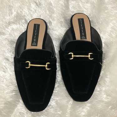 Steven By Steven Madden Rilee Suede Black Shoes 6m