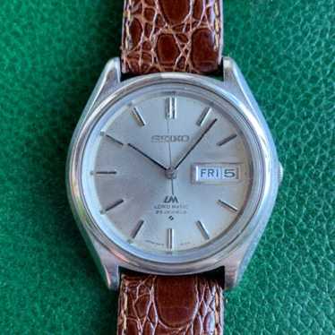 SEIKO Lord Matic 5606-7070 自動巻き腕時計 グリーン系 ロードマチック（自動巻き）