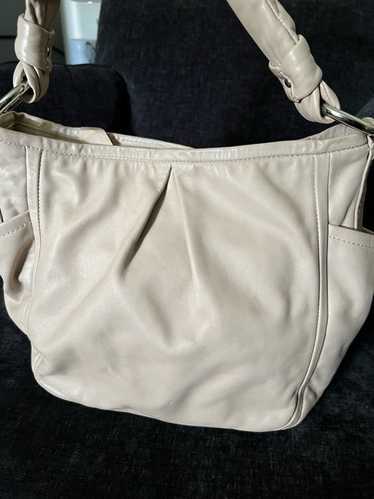 Vintage Coach Parker Hobo Black Leather Satchel Kiss Lock