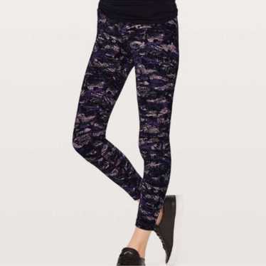 Lululemon Wunder Under Rip Wave Purple Size 4