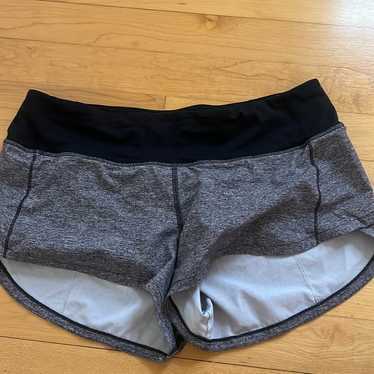 Lululemon Grey Speed Up Shorts