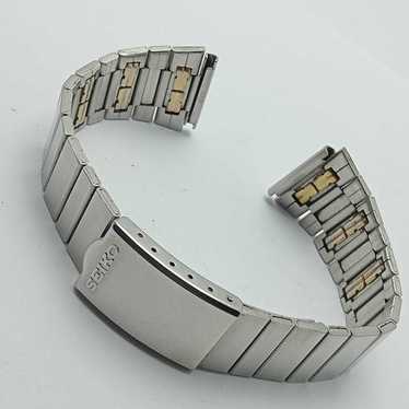 SEIKO 7N00-5C70 MENS 男性用 Mens Gold Tone Seiko 7N00-5C70 White Roman Tank Statement
