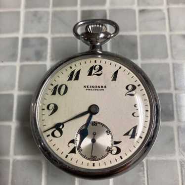 精工舎　EXCELLENT シルバー ポケットウォッチ Seiko pocket watch silver - Gem
