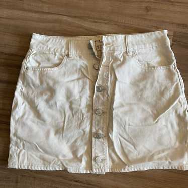 Cream/White Pacsun Mini Skirt - image 1