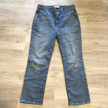 【IONSEOUL】Front Yoke Stone Washed Denim Pants 4JH475 non_relaxed-jean_washed_side.