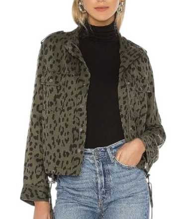 Rails Collins Leopard Utility Jacket Womens Size … - image 1