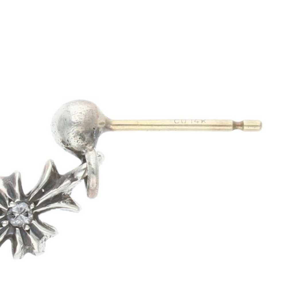 Chrome Hearts Chrome Hearts Tiny ECH Plus Drop Diamond Earring