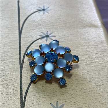 Vintage germany blue rhinestone - Gem