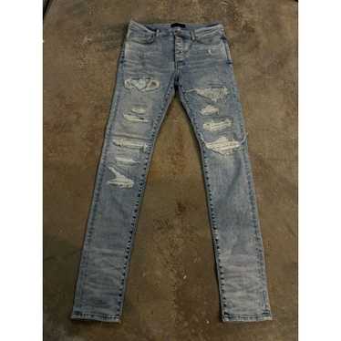 AMIRI スワロフスキー　クリスタルデニム　32 CRYSTAL MX1 JEAN - Vintage Indigo | AMIRI