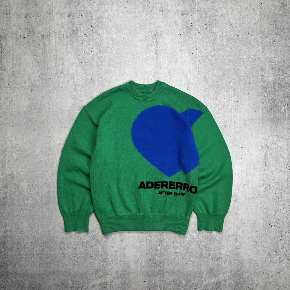 Ader Error Ader Error Twin Heart Logo Knit Green … - image 1