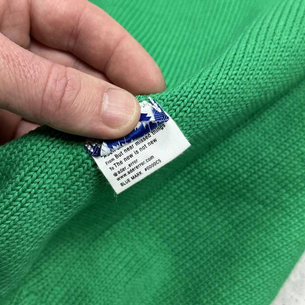 Ader Error Ader Error Twin Heart Logo Knit Green … - image 9