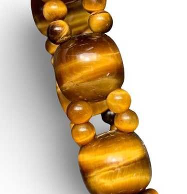 Vintage Tigers Eye Gemstone Quality Beaded Stretch