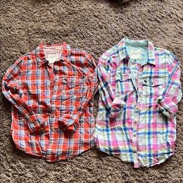 Abercrombie and Fitch plaid bundle