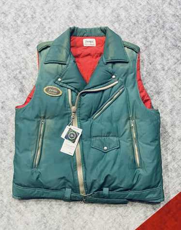 ジャケット・アウター visvim COLTER DOWN VEST size:3 Visvim Blue Rayon Colter Down Jacket | italist