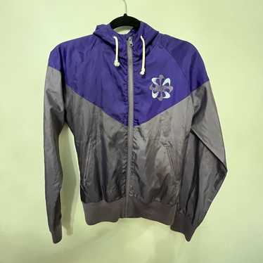 Vintage Nike Pinwheel Track And Field Hooded Windb