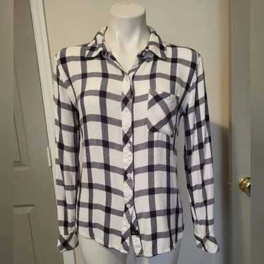 Rails Hunter Plaid Button Down Long Sleeve Shirt(S