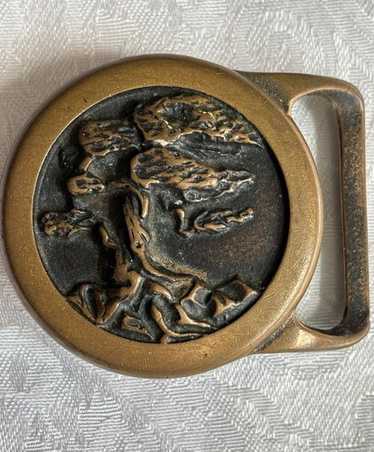Vintage Tech Ether Guild Belt Buckle Bristlecone P
