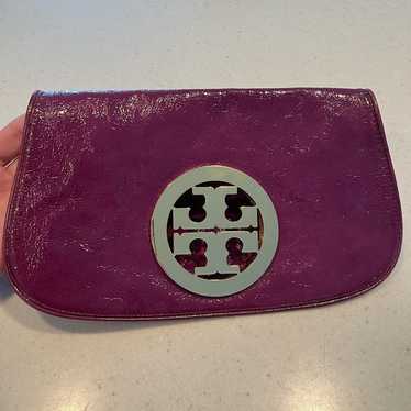 Tory Burch Reva Clutch - purple