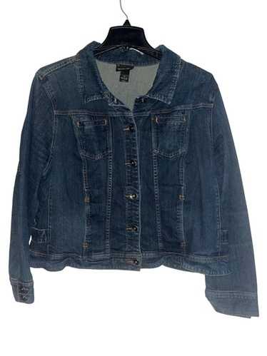 Lane Bryant Plus Size Denim Jacket Size 24 Western