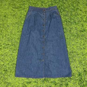 Vintage Levi's Orange Tab 70s Maxi Button Down De… - image 1