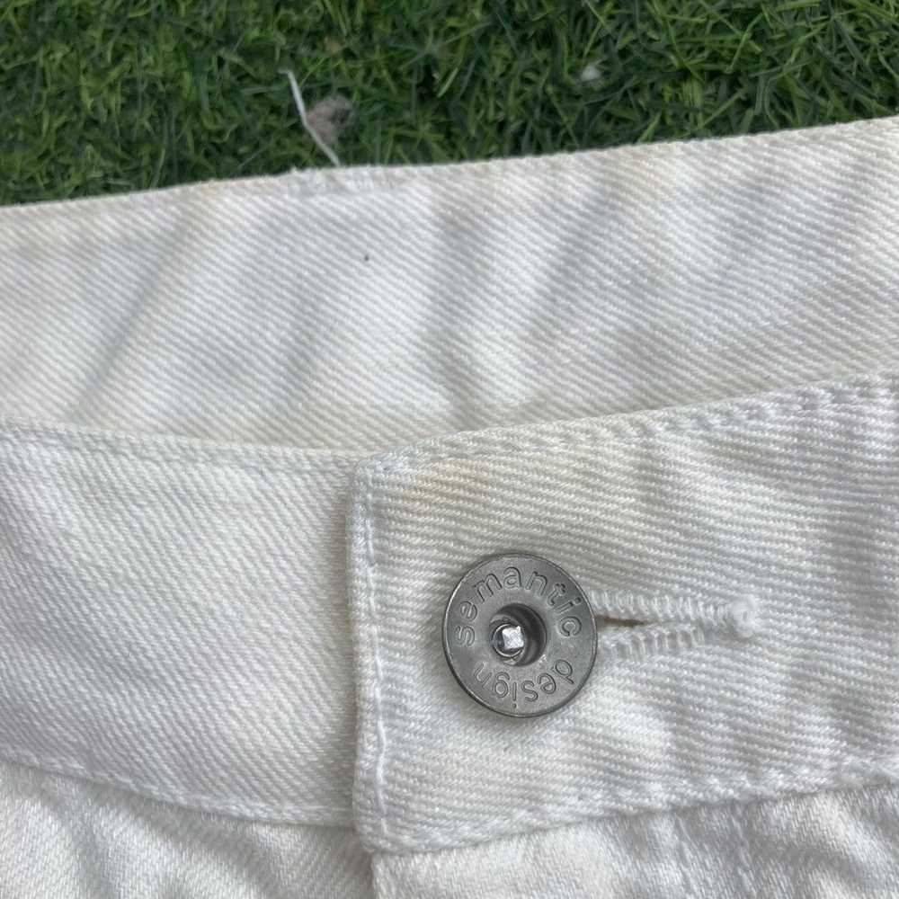 semanticdesign SEMANTIC DESIGN FLARED WHITE JEANS - image 8