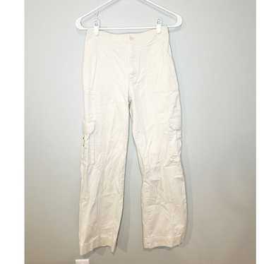 Abercrombie and fitch cargo pants cream